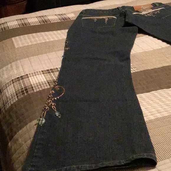 Nice jeans flare bottom size 27 new no tags - Picture 5 of 6